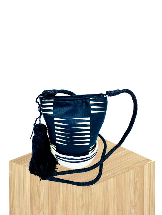 Mini Handwoven Basket Bucket Bag Rwanda