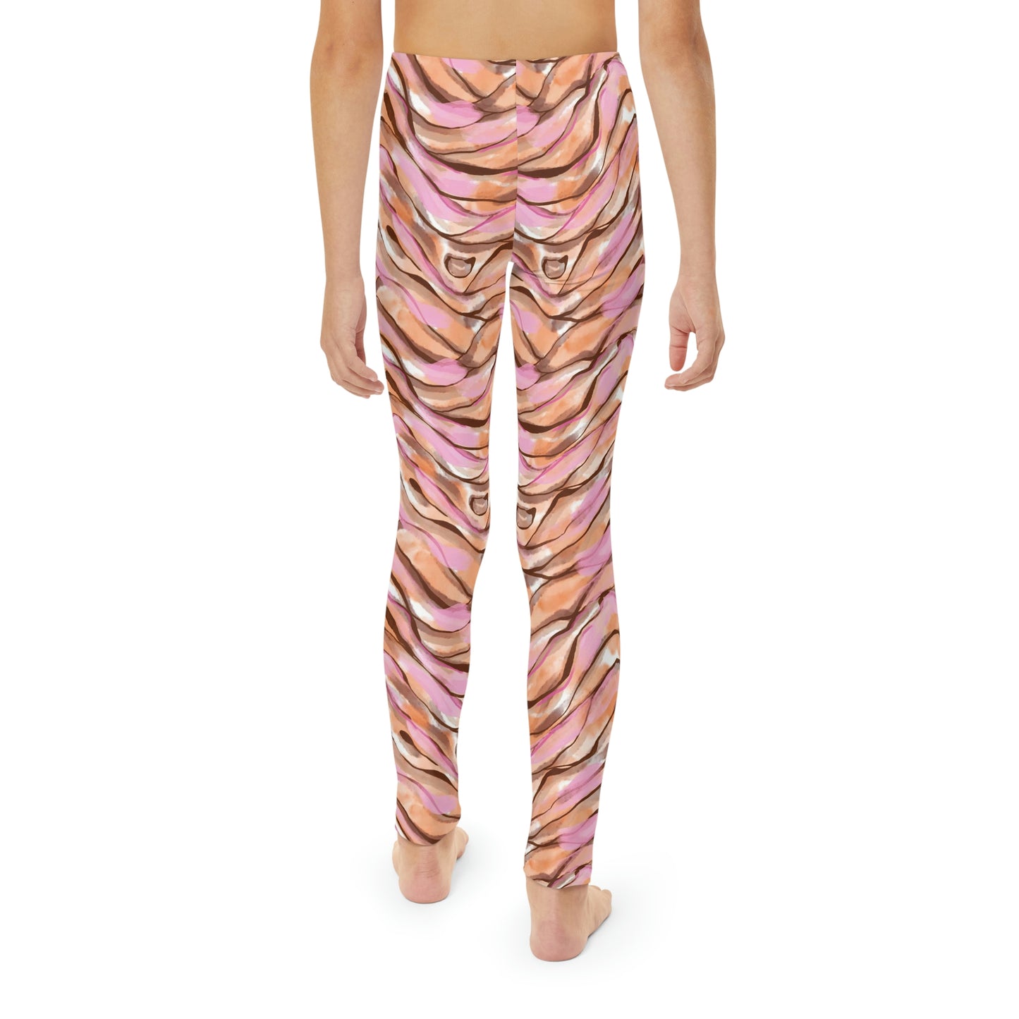 Tiger Youth Leggings,  One of a Kind Gift - Unique Workout Activewear tights for  kids Fitness , Daughter, Niece  Christmas Gift