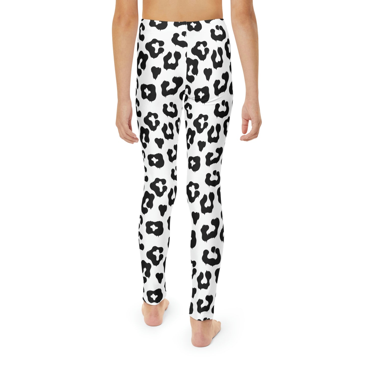 Dog Paw Print, Puppy Paws Youth Full-Length Leggings