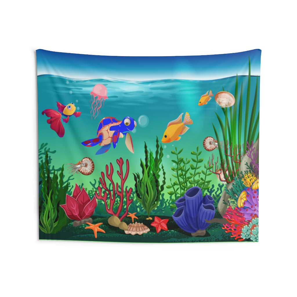 Undersea life Indoor Wall Tapestries