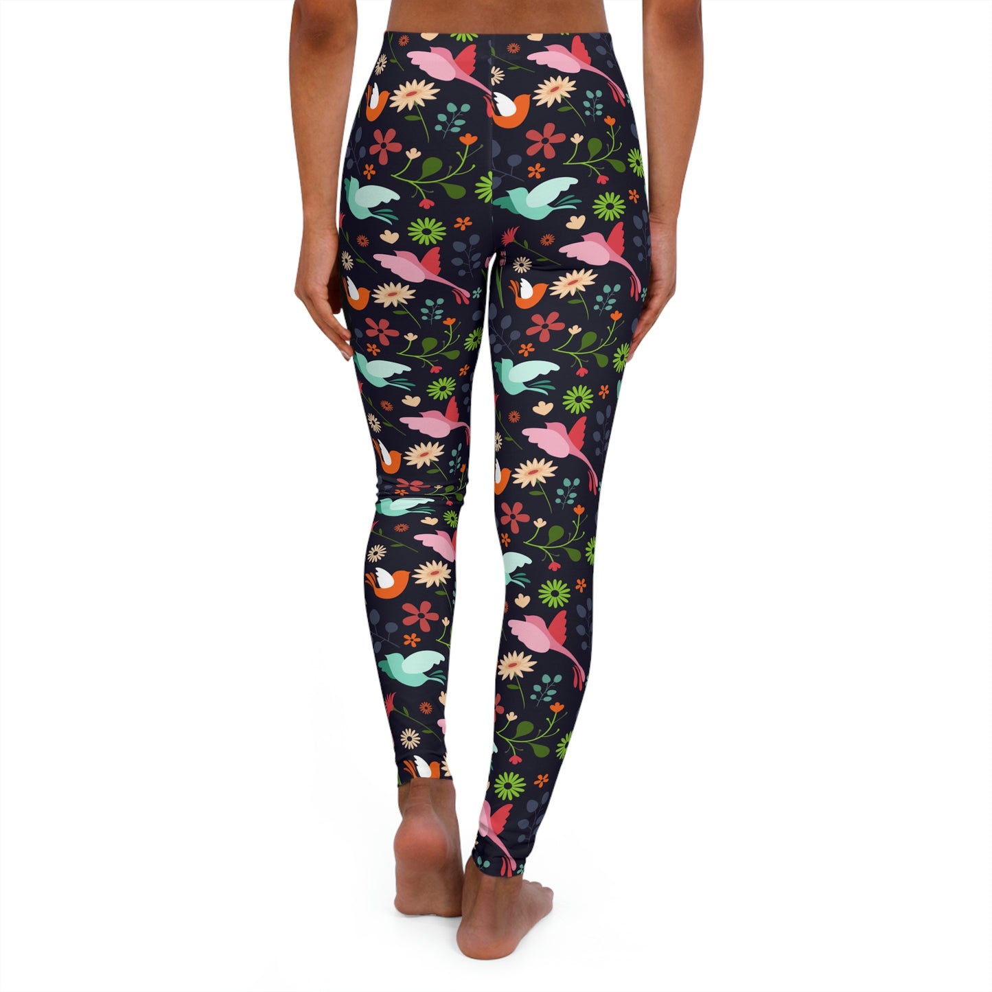 Hummingbird Safari Animal Kingdom  Women Leggings . One of a Kind Workout Activewear tights for Mothers Day, Girlfriend, Gift for Her