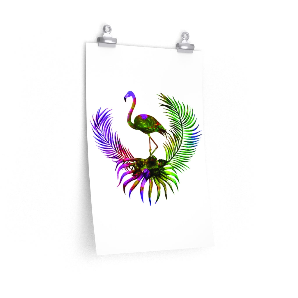 Flamingo Premium Matte vertical posters print