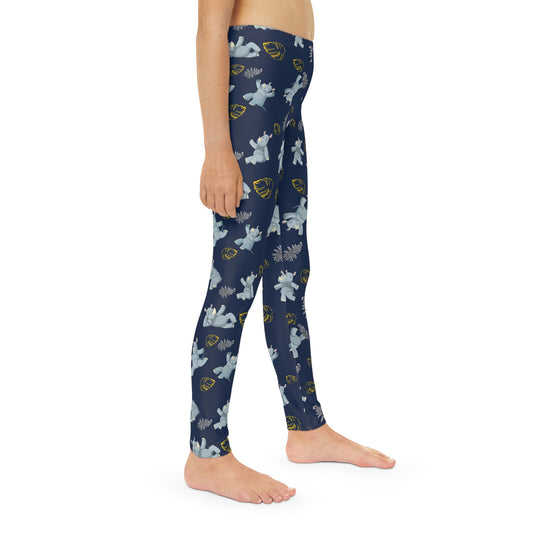 Elephant Youth Leggings,  One of a Kind Gift - Unique Workout Activewear tights for  kids fitness, Daughter, Niece  Christmas Gift