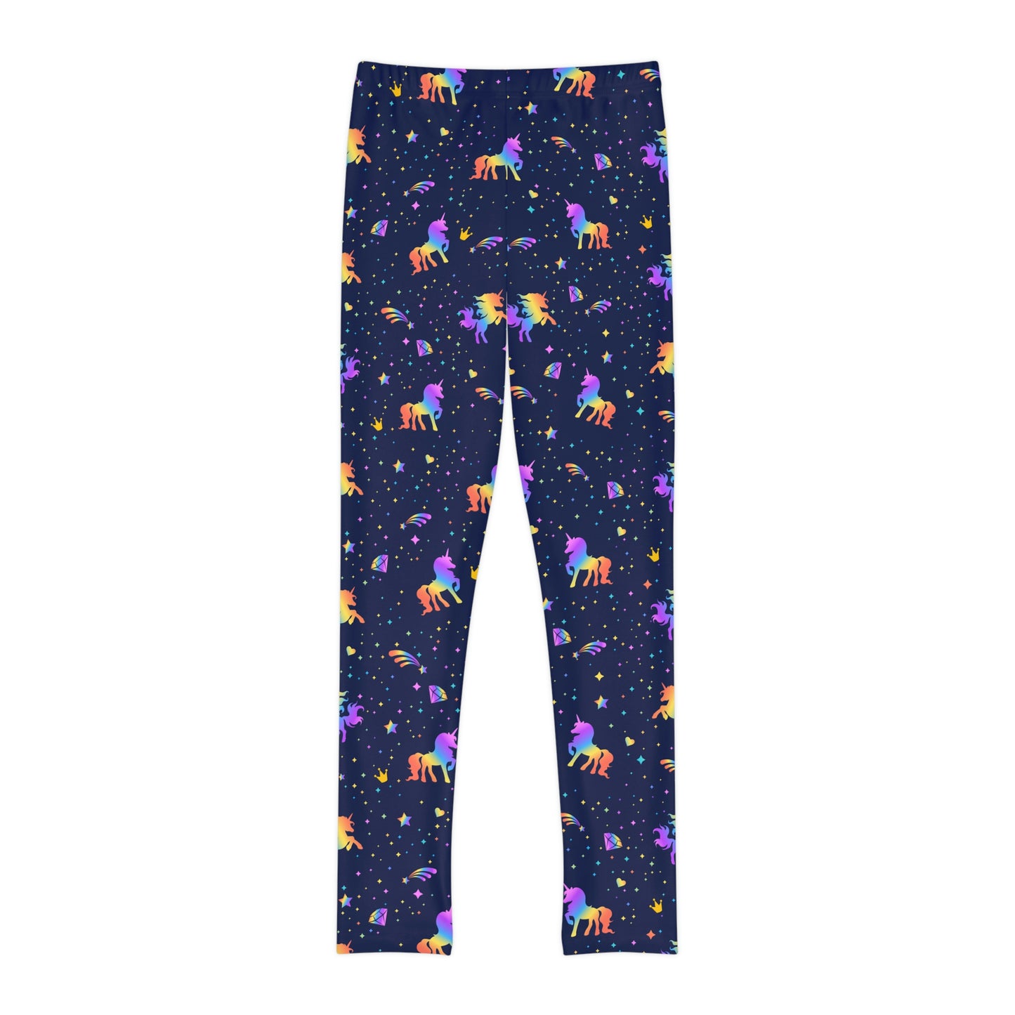 Unicorn Rainbows animal kingdom, Safari Youth Leggings, One of a Kind Gift - Unique Workout Activewear tights for kids, Daughter, Niece Christmas Gift