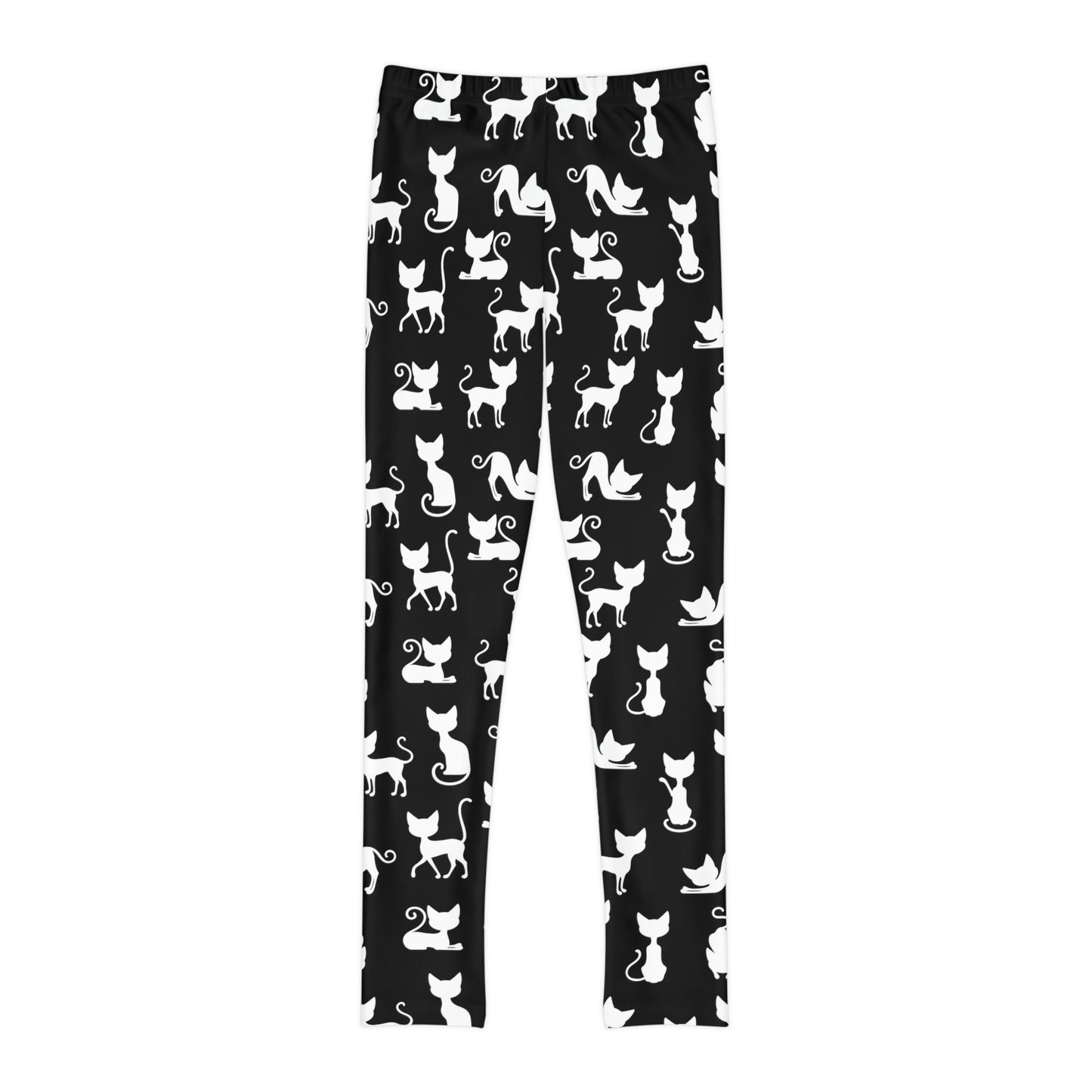 Cat Youth Leggings,  One of a Kind Gift - Unique Workout Activewear tights for  kids Fitness , Daughter, Niece  Christmas Gift