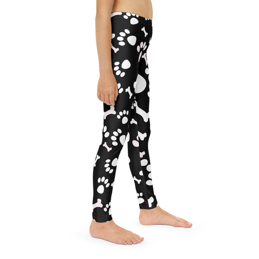 Cute Summer Youth Leggings, One of a Kind Gift - Workout Activewear tights for kids, Granddaughter, Niece Christmas Gift