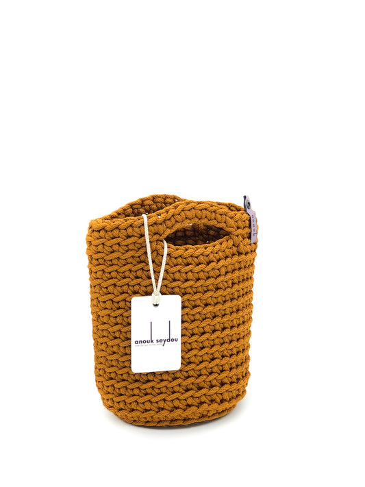 Tote Bag Scandinavian Style  Fox Crochet Tote Bag Handmade Size MINI