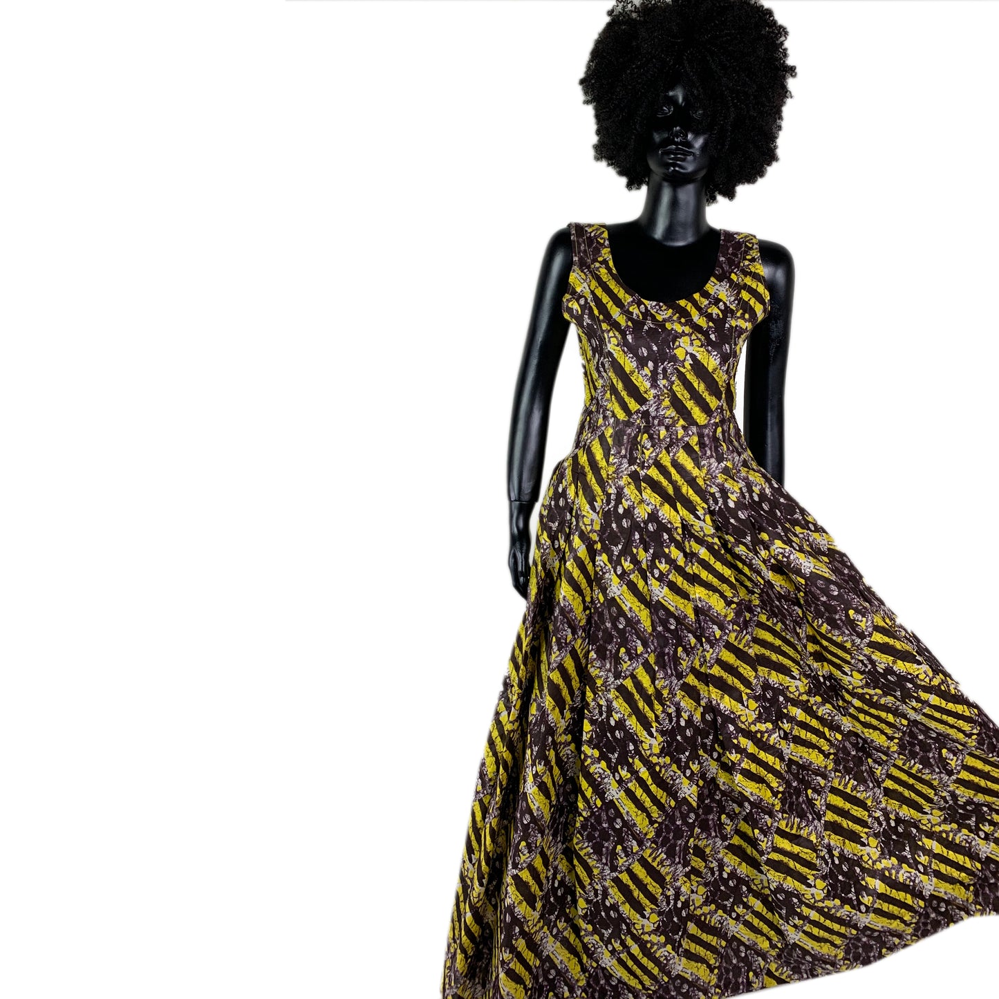 Nelly African  wax maxi dress