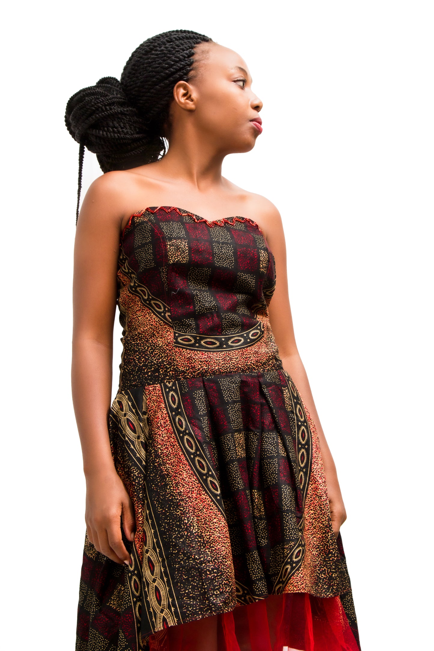 African Wax Dress