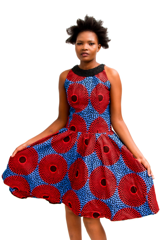 African Wax Dress