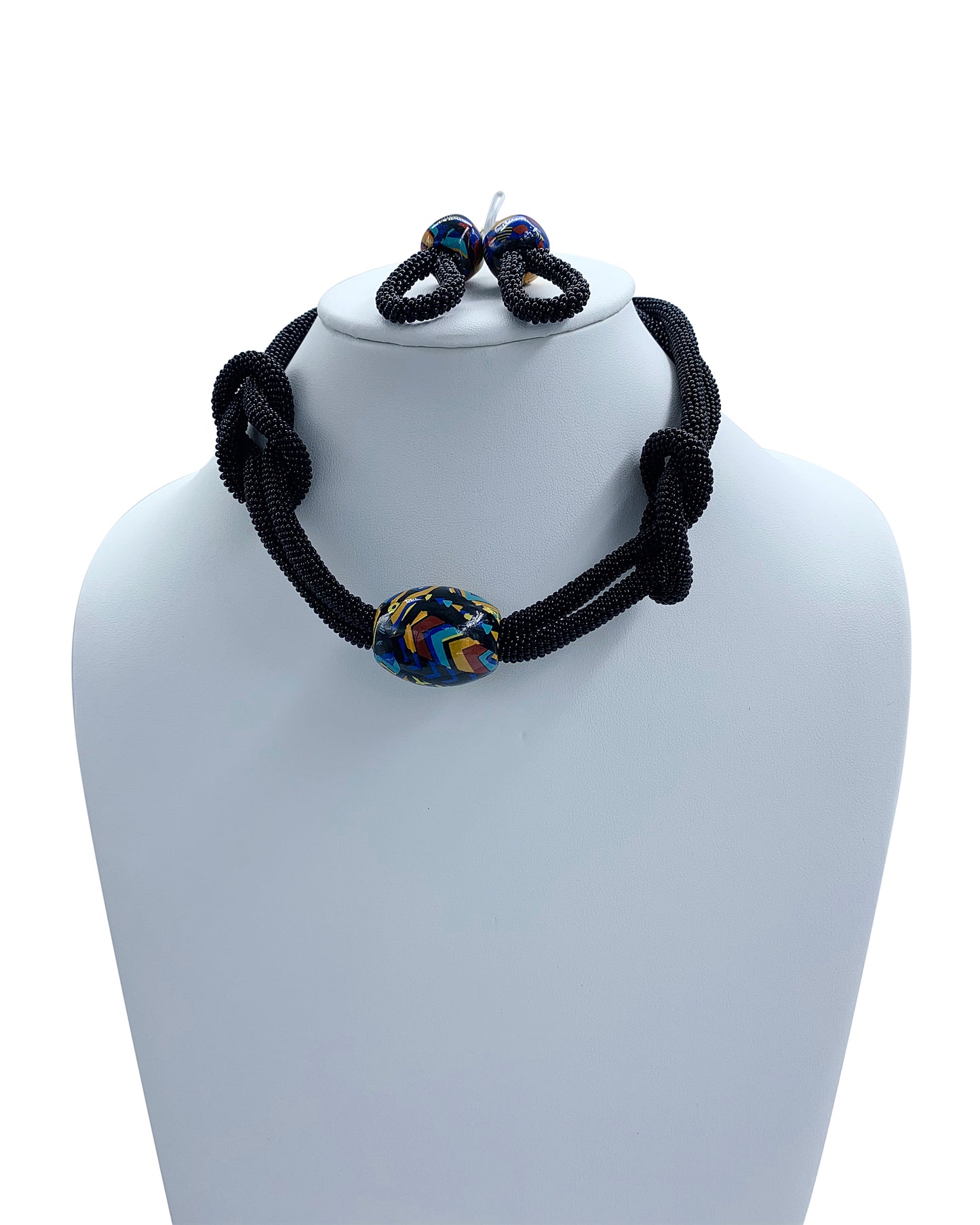Jinny Handmade Bead Choker Necklace