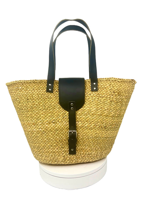 Neema Handwoven Basket Bag, beach bag, basket bag, african basket, tote bag, market basket