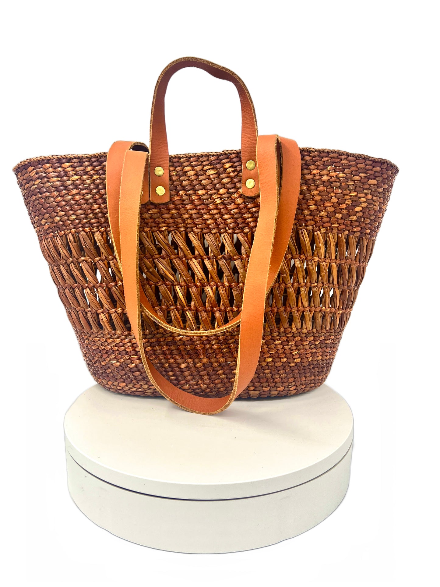 Neema Handwoven Basket Bag, beach bag, basket bag, African basket, tote bag, market basket