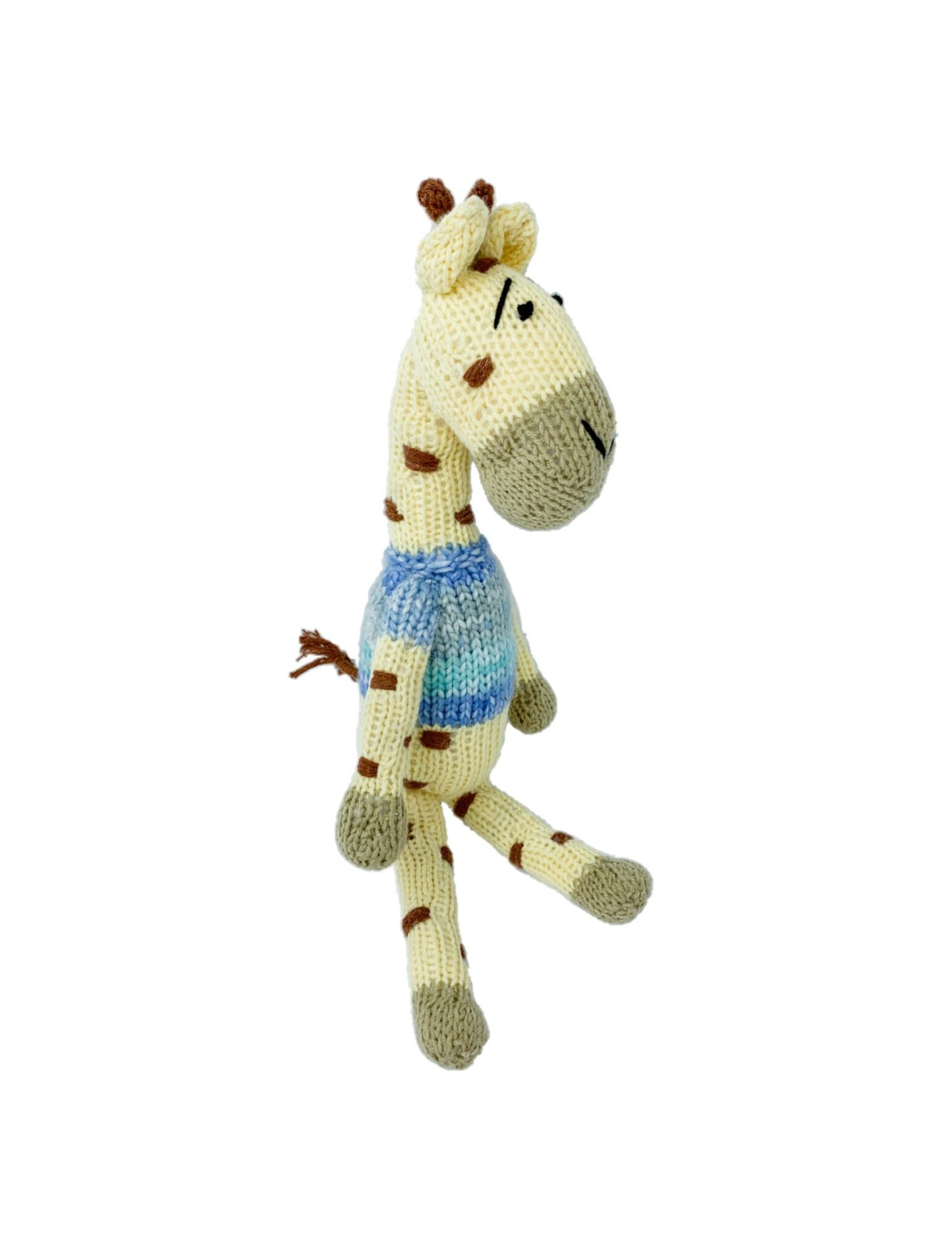 Baby Giraffe Handmade Crochet stuffed Doll for Montessori Play, Nursery Decor, and Baby Shower Gifts . Granddaughter, niece, nephew & grandson