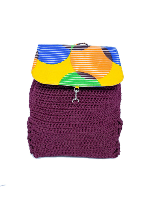 Bea Boho Chic Crochet Backpack: Handmade with Love for Your Next Adventure!