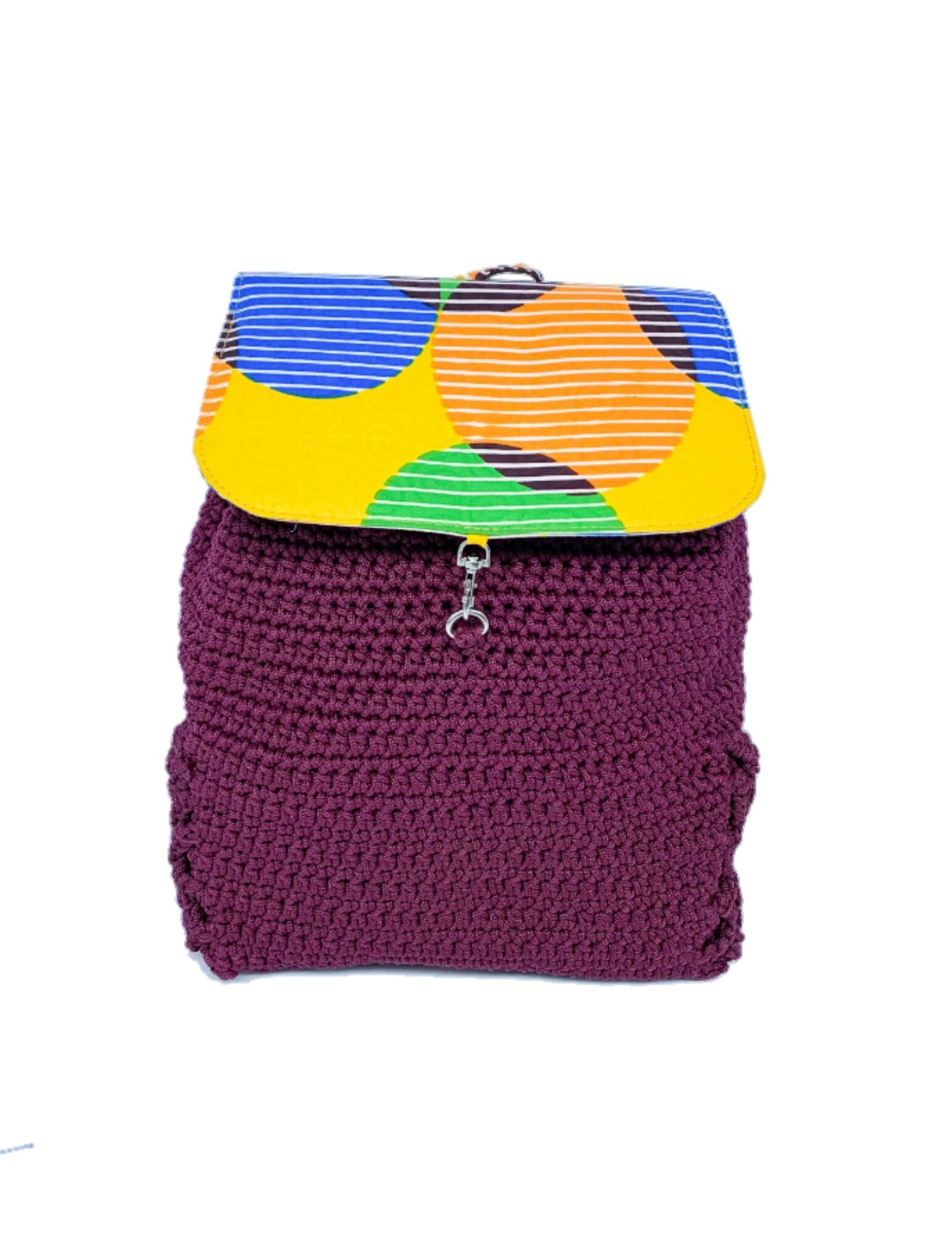 Bea Handcrafted Crochet Backpack: Boho Style with Plenty of Room for Adventure