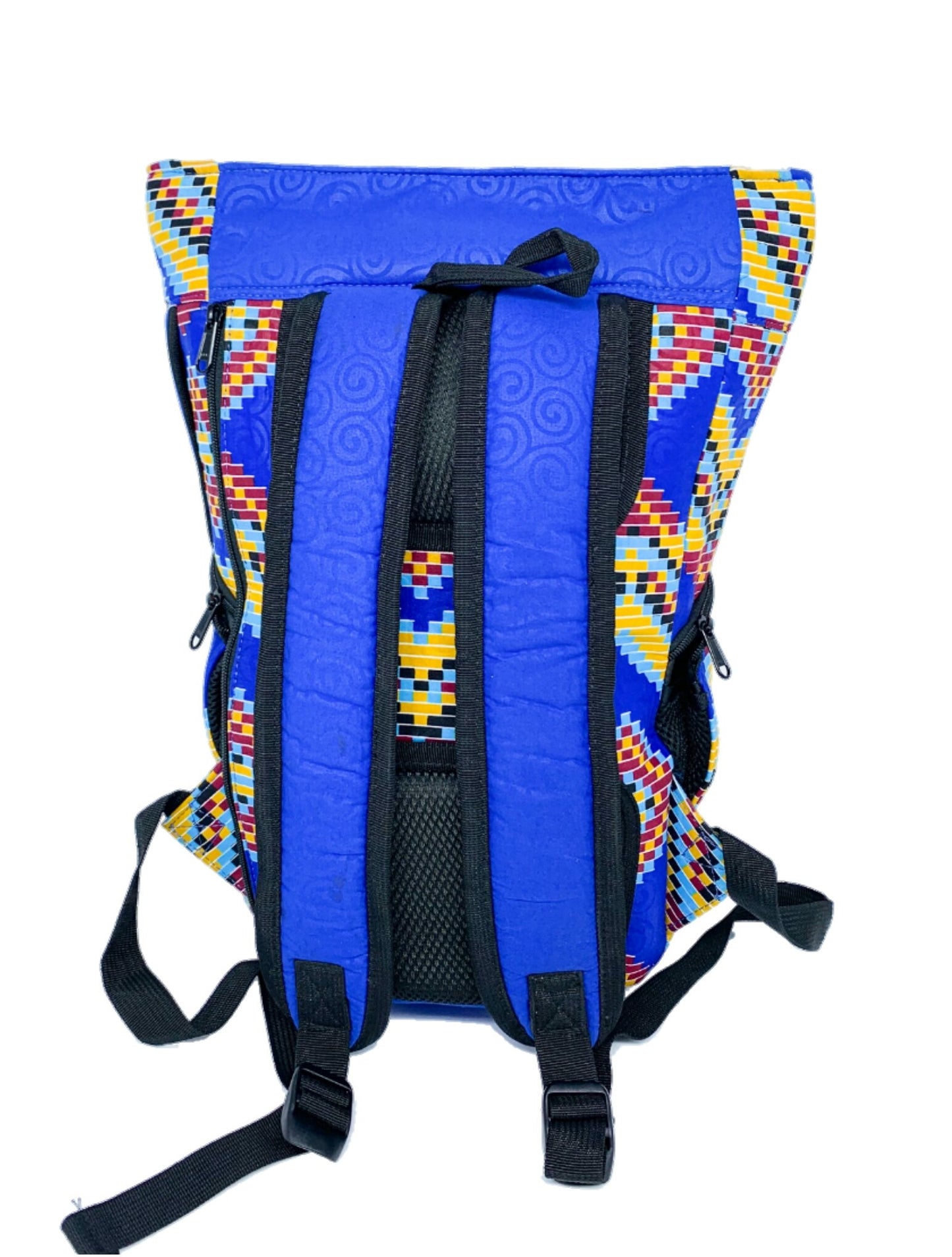 Bea Handcrafted Ankara  Backpack: Boho Style with Plenty of Room for Adventure
