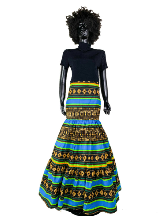 Laugh Wax African skirt Long skirt