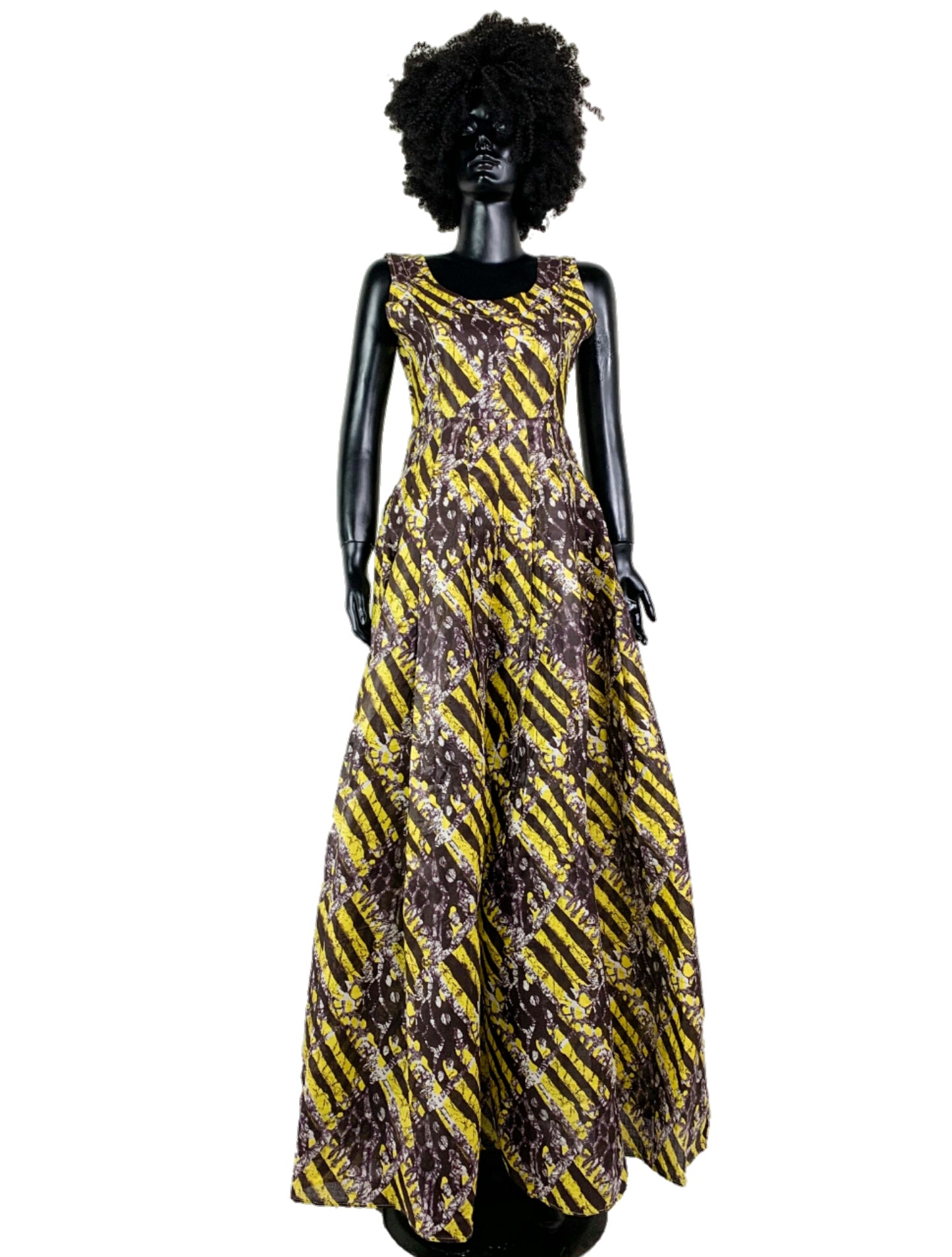Nelly African  wax maxi dress