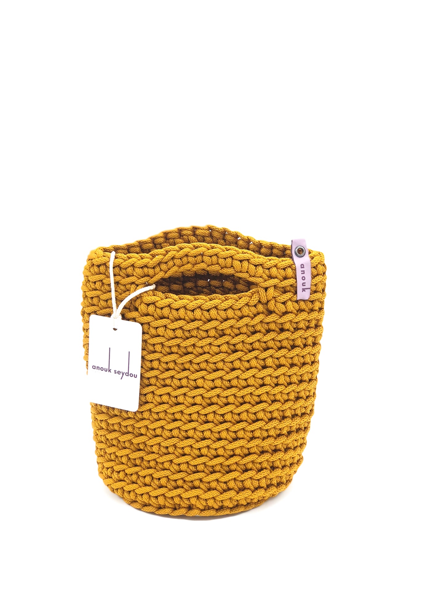 Tote Bag Scandinavian Style Rusty Crochet Size MINI