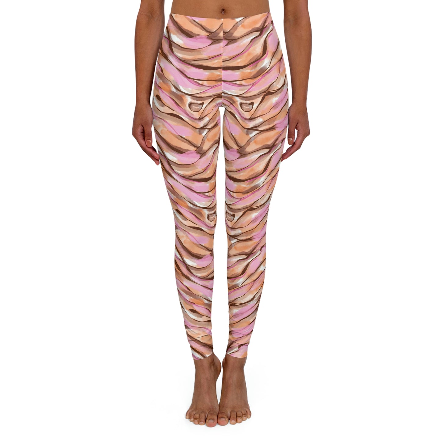 Animal Print Women's Spandex Leggings, tiger look leggings, Acrobatics pants , Yoga spandex,