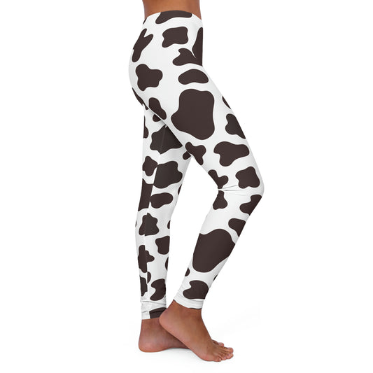 Cows Women Leggings, Farm animals, One of a Kind Workout Activewear for Wife Fitness, Girlfriend mom and me tights Christmas Gift
