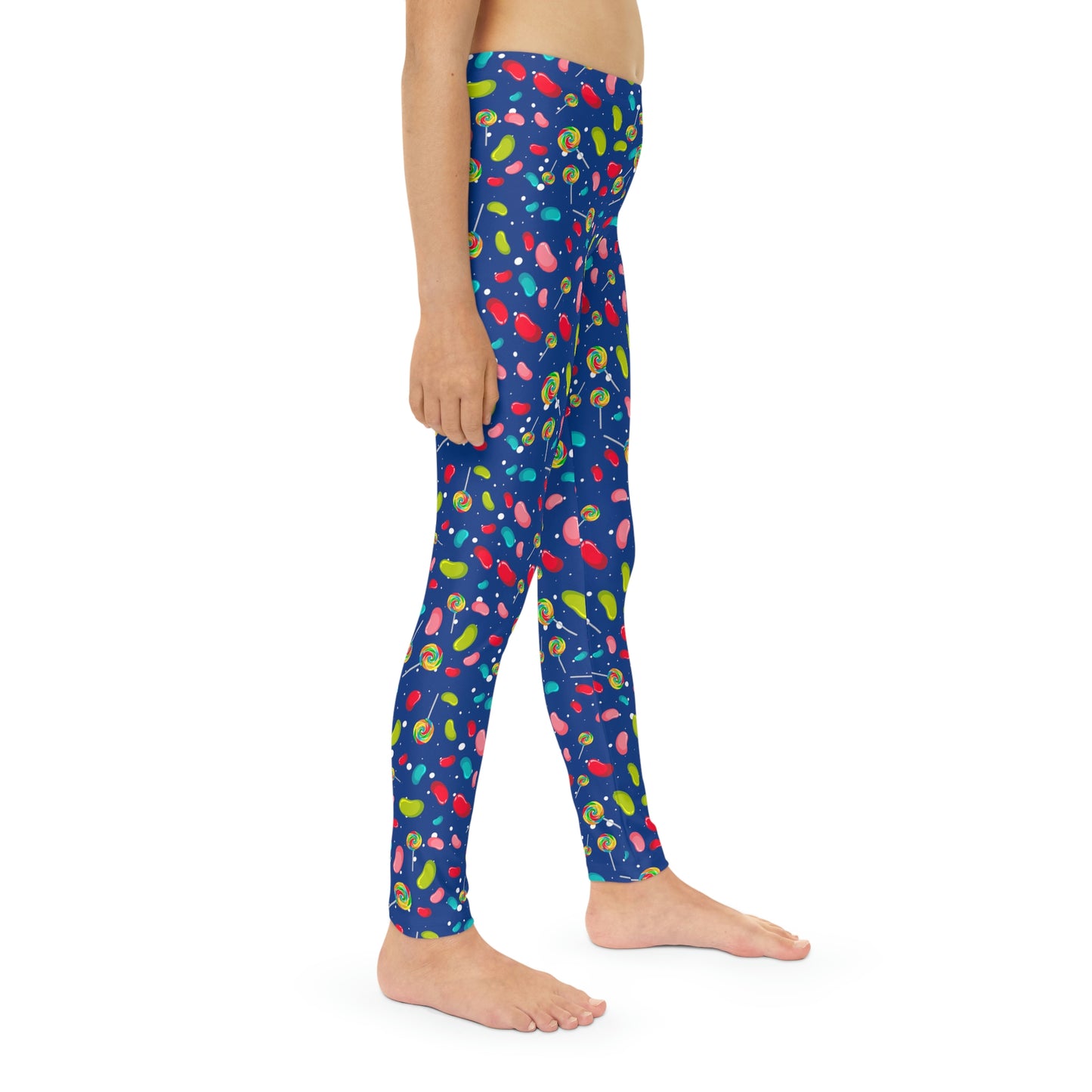 Candy Youth Full-Length Leggings, Printed Leggings, Party Leggings, lollipop leggings