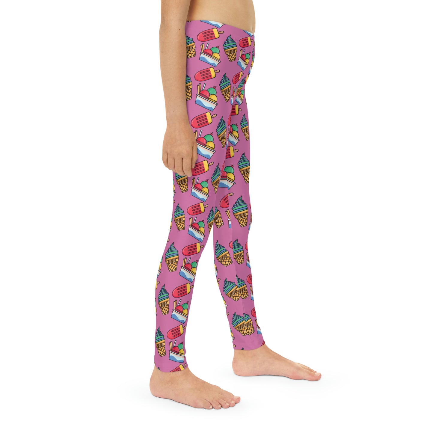 Valentine Youth Leggings,  One of a Kind Gift - Unique Workout Activewear tights for  kids fitness, Daughter, Niece  Christmas Gifts