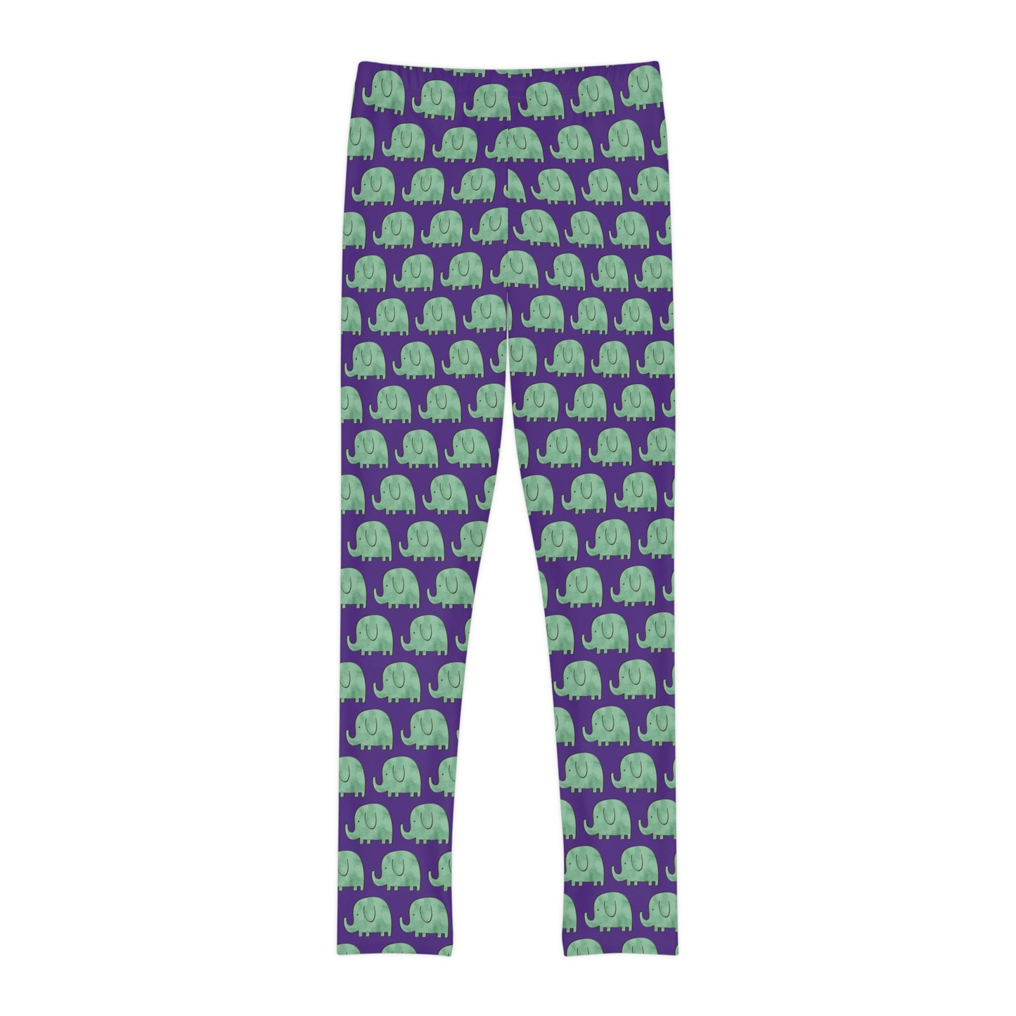Elephant animal kingdom, Safari Youth Leggings,  One of a Kind Gift - Unique Workout Activewear tights for kids, Daughter, Niece  Christmas Gift