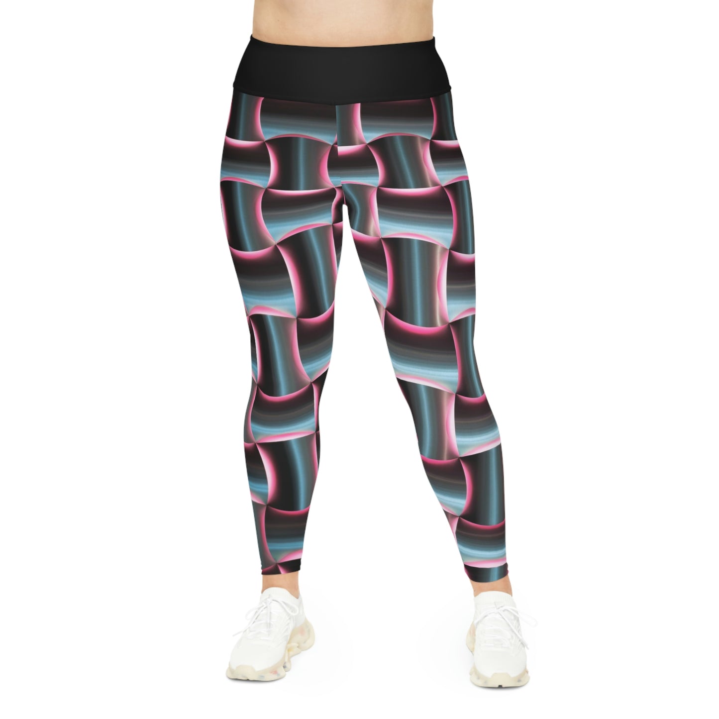 Robot Plus Size Leggings Plus Size Leggings One of a Kind Gift - Unique Workout Activewear tights for Mom fitness, Mothers Day, Girlfriend Christmas Gift