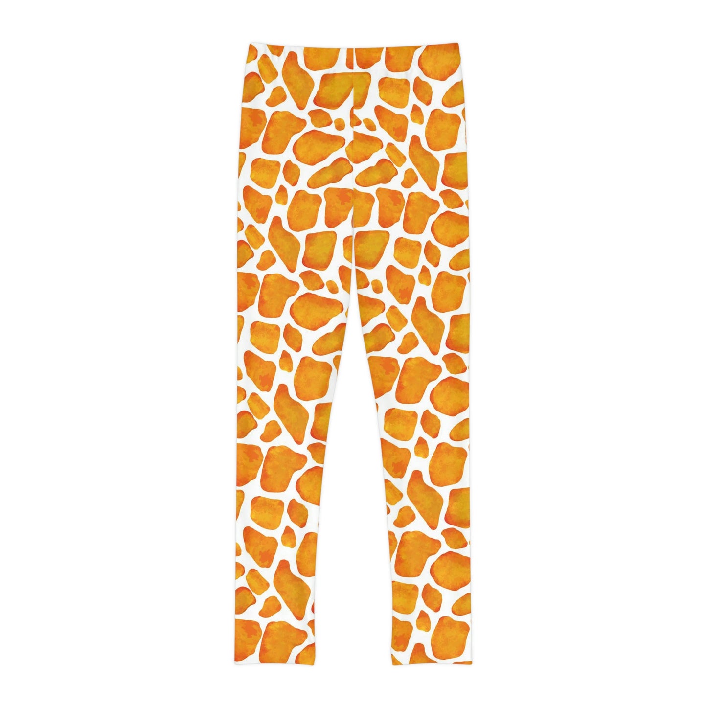 Giraffe Leggings, Giraffe Print, African Safari Youth Full-Length Leggings
