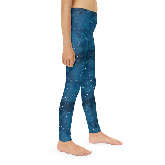 Dolphin, Ocean, Beach Youth Leggings,  One of a Kind Gift - Unique Workout Activewear tights for  kids fitness, Daughter, Niece  Christmas Gift