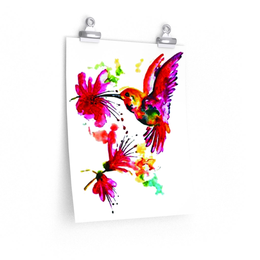 Hummingbird Premium Matte vertical posters