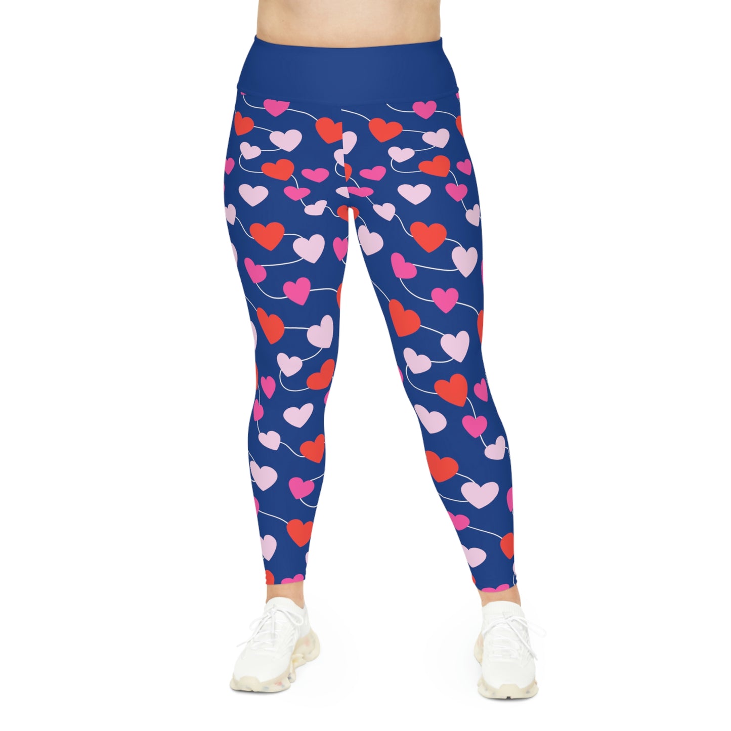 Valentines Day Gift For Her Plus Size Leggings . One of a Kind Workout Activewear tights for Mothers Day, Girlfriend, Gift for Her