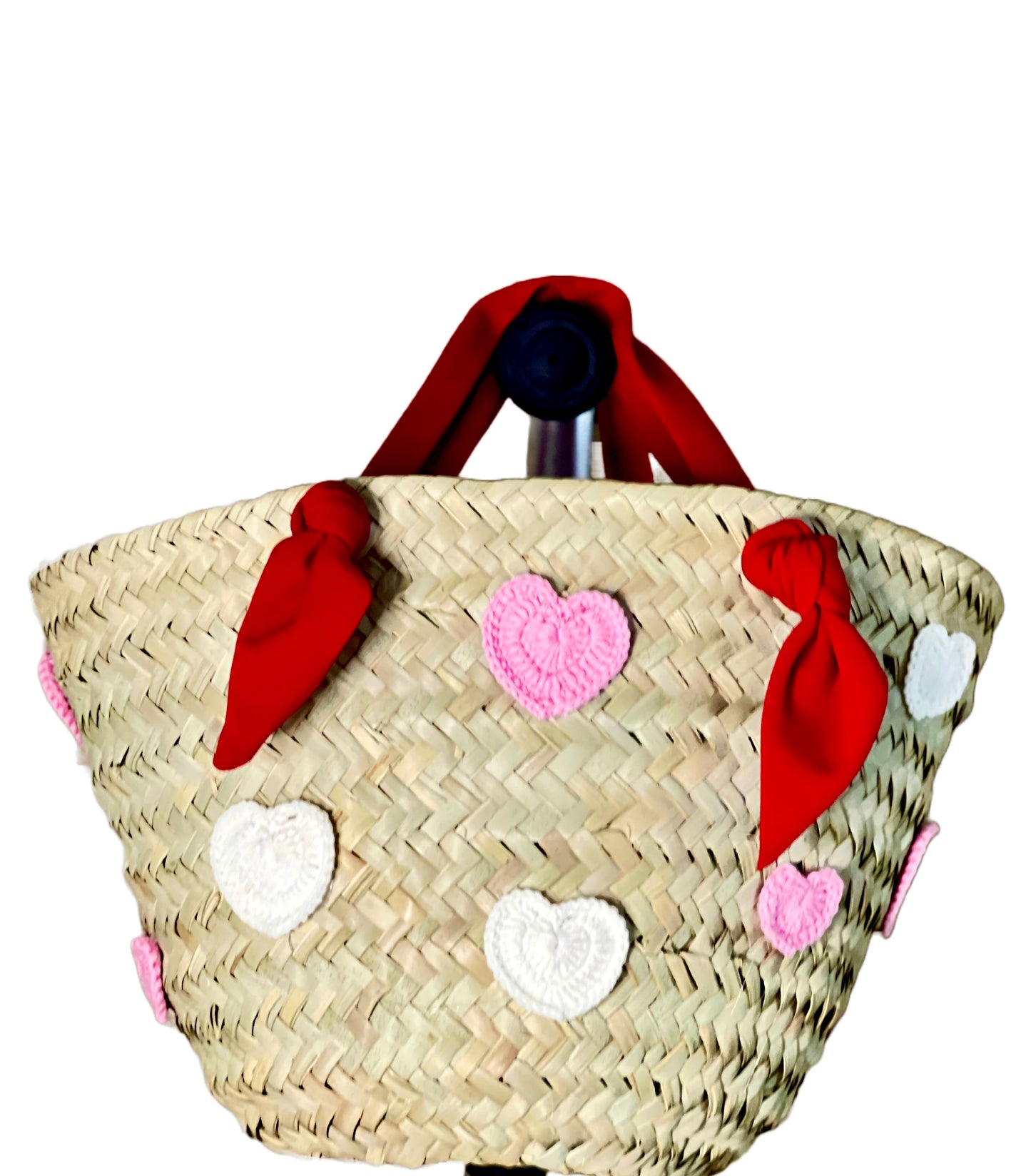 Valentine gift bag, birthday special occassion Hearts Gift Bag ,Handwoven Basket Bag, beach bag, basket bag, african basket, tote bag, market basket