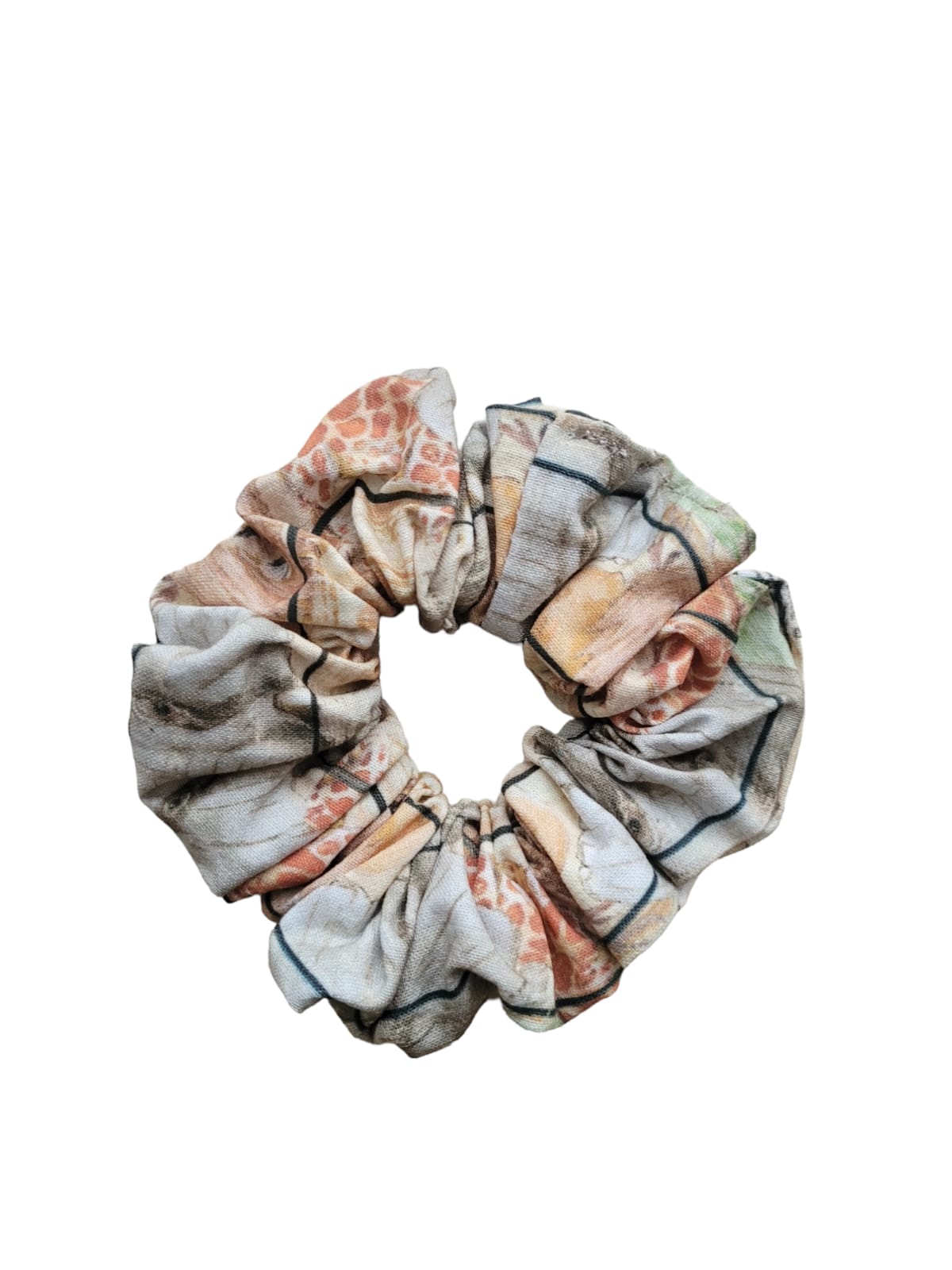 Oversized cotton safari print scrunchies| XXL Scrunchies | Jumbo Scrunchies | Silky Satin Scrunchies |Soft Scrunchies | Hair Scrunchies | Bridal Scrunchies | Bridesmaid Scrunchies | Gift Scrunchies