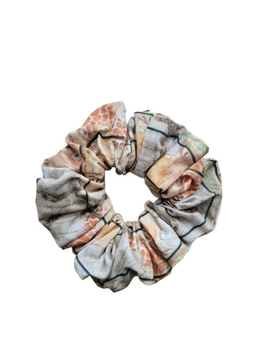 Oversized cotton safari print scrunchies| XXL Scrunchies | Jumbo Scrunchies | Silky Satin Scrunchies |Soft Scrunchies | Hair Scrunchies | Bridal Scrunchies | Bridesmaid Scrunchies | Gift Scrunchies